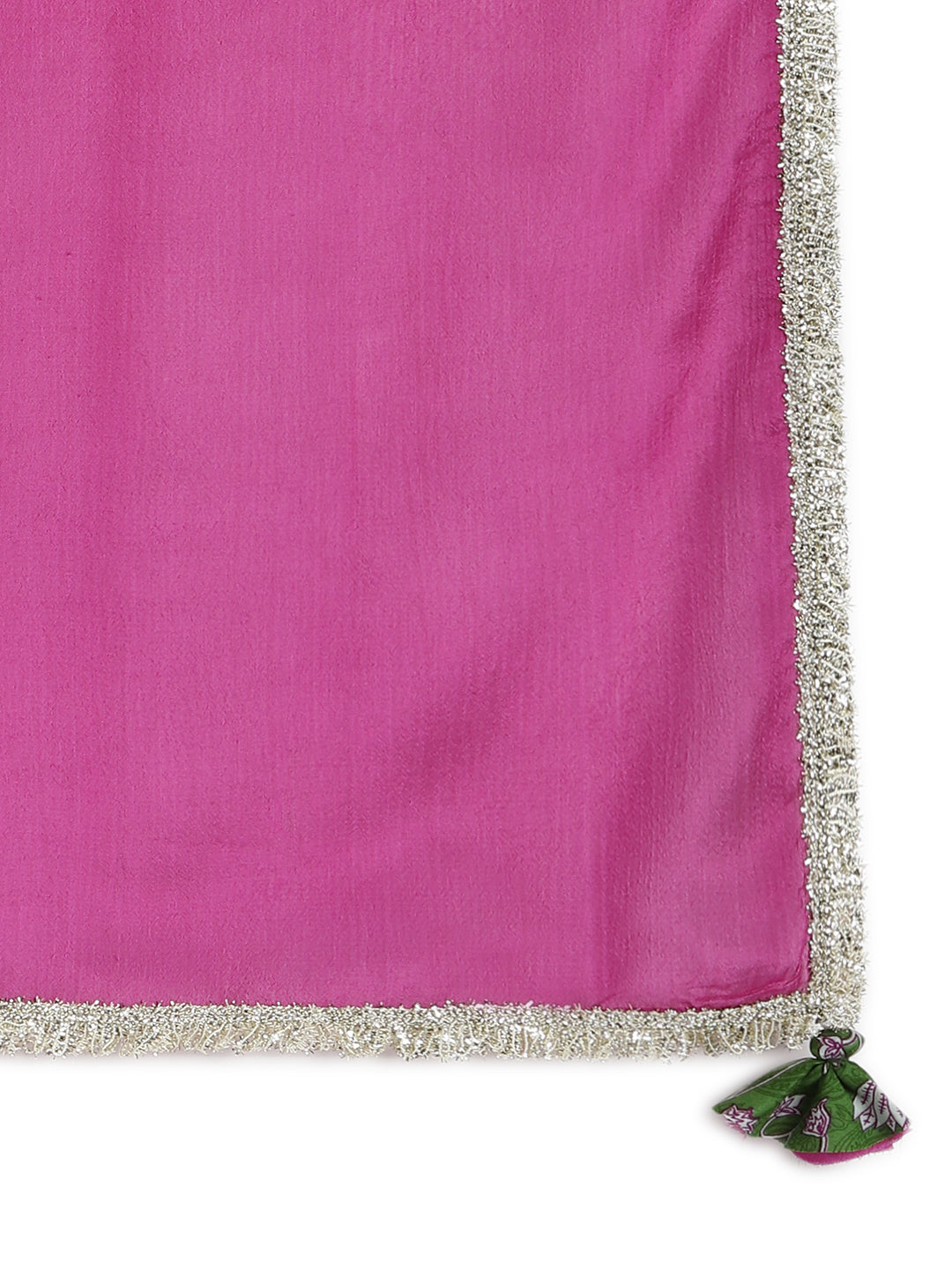 Girl Floral Jaal Suit Set - Green