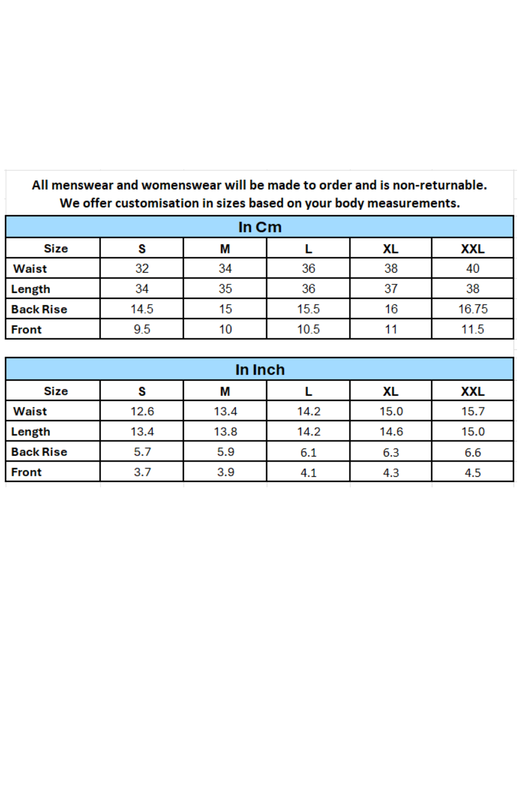 Saheb Men’s Trousers