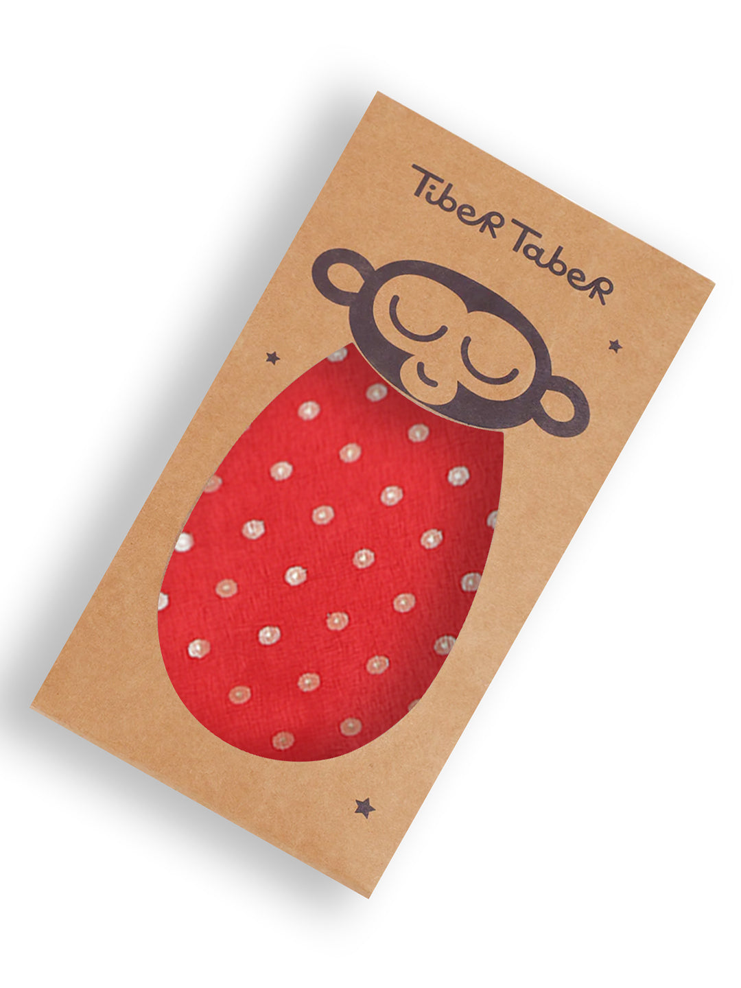 Baby Soft Brocade Swaddle - Red