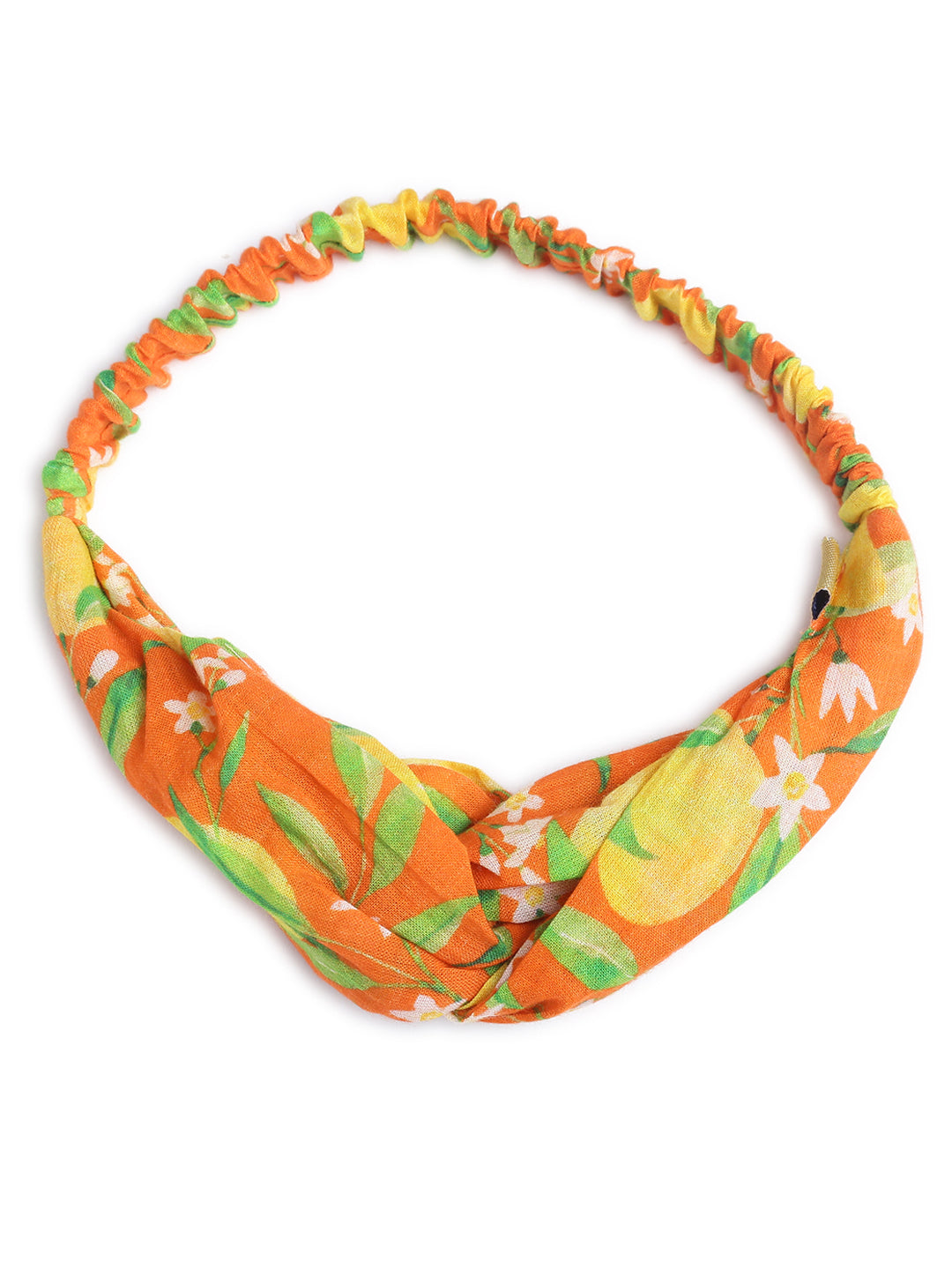Girls Headband Mango Print - Orange