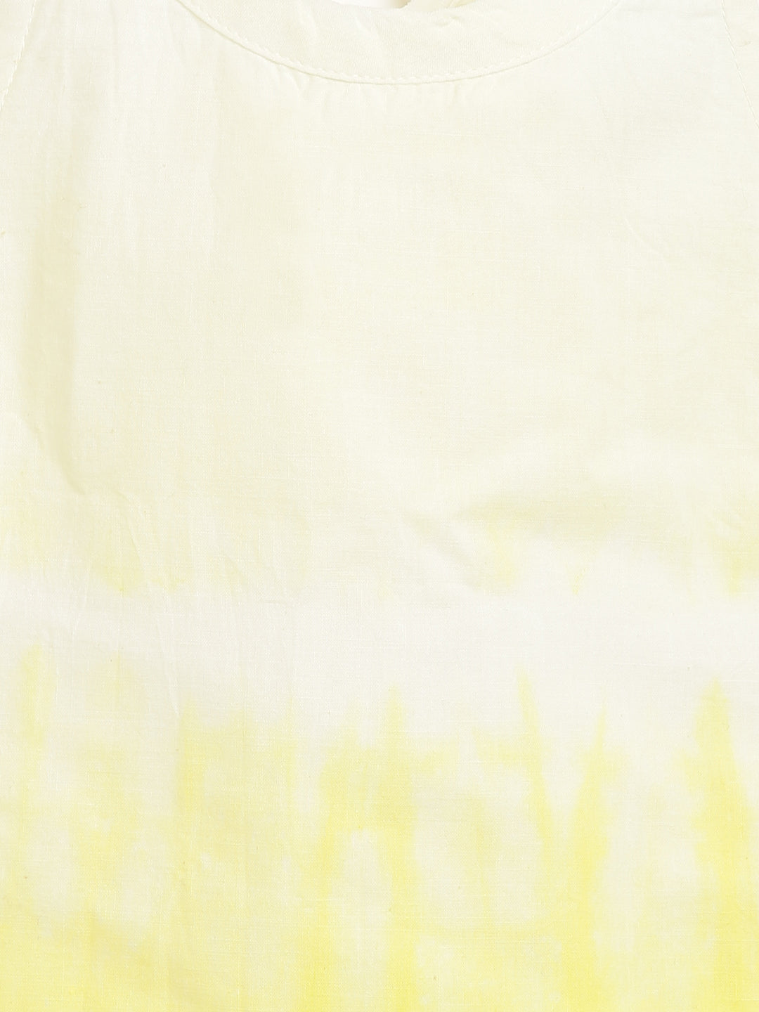 Girls Yellow Shibori Top Set