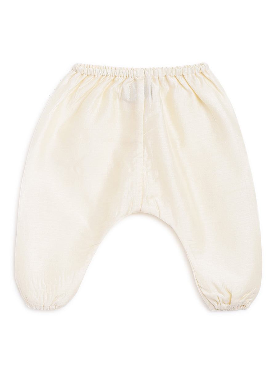 Baby Girl Angrakha Set Off White Mini Buta