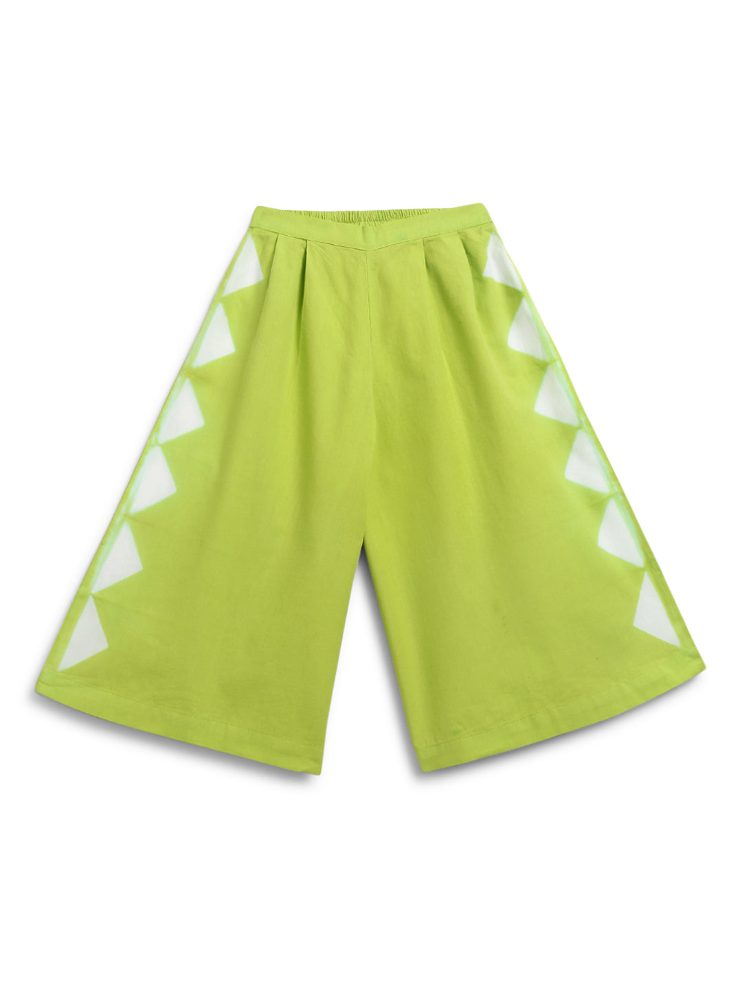 Twisty Triangle Girl Coord Set - Green