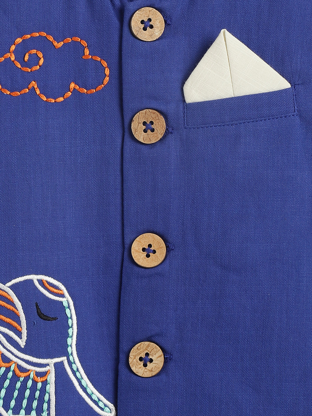 Udta Haathi Bundi Jacket - Blue