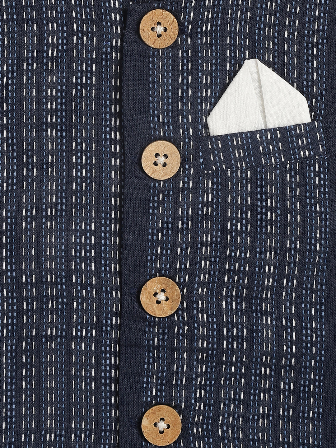 Self Stripes Bundi Jacket - Blue