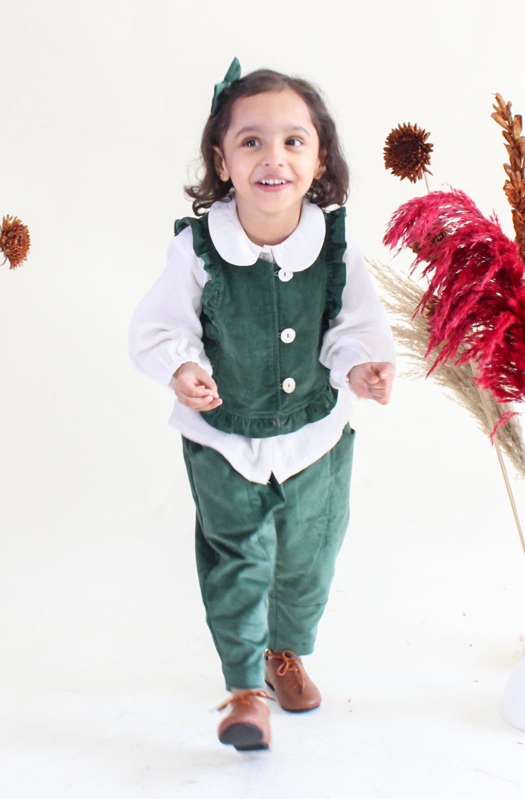 Elf Princess Jacket Set Green