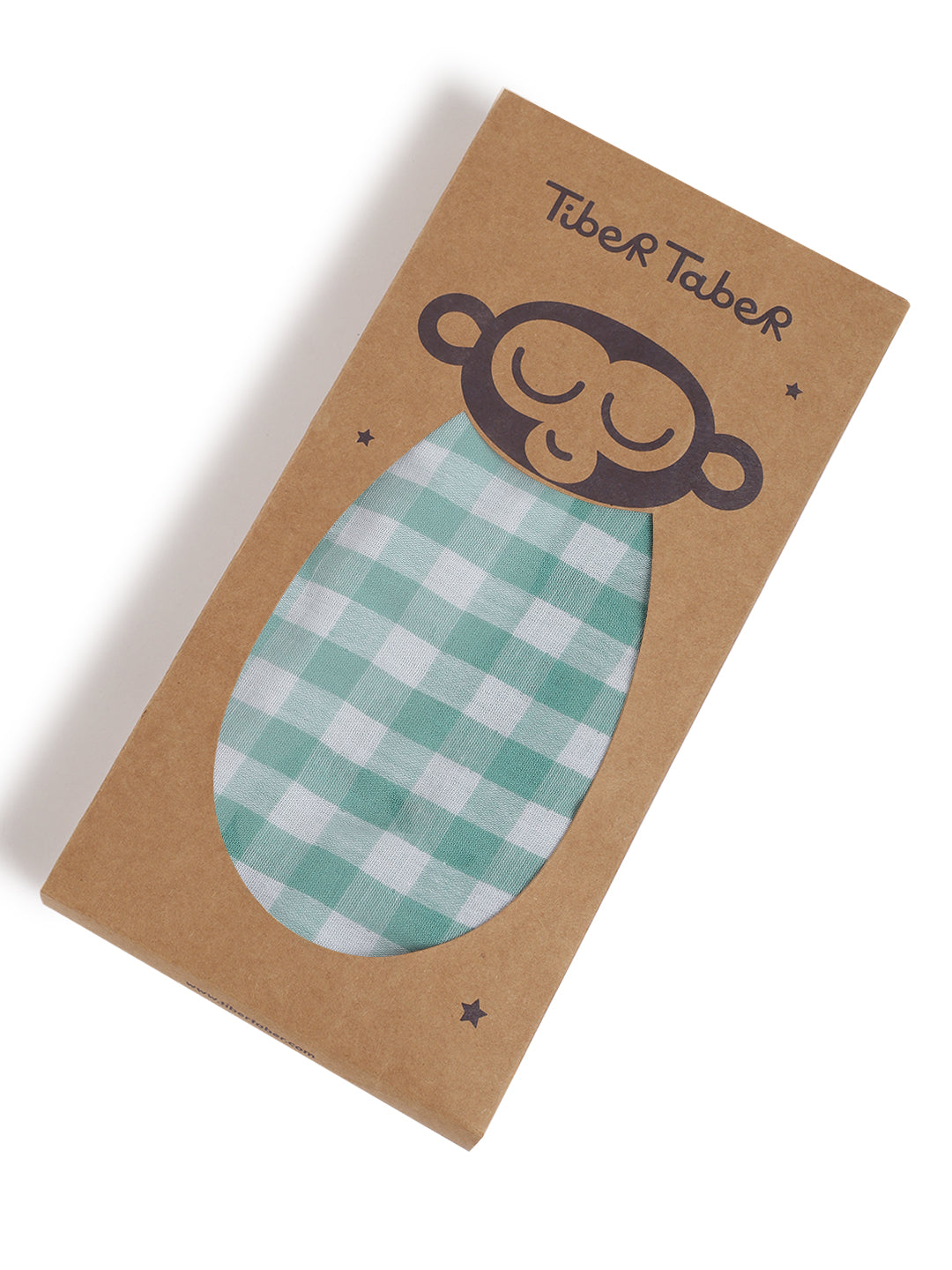 Charming Checks Swaddle-Green