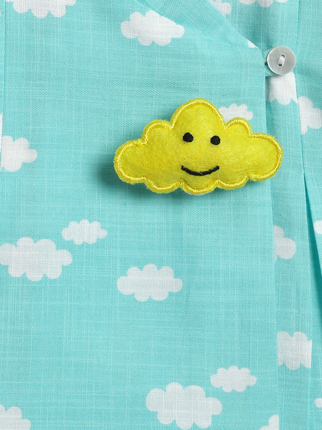 Little Dreamer Jhabla Set-Blue