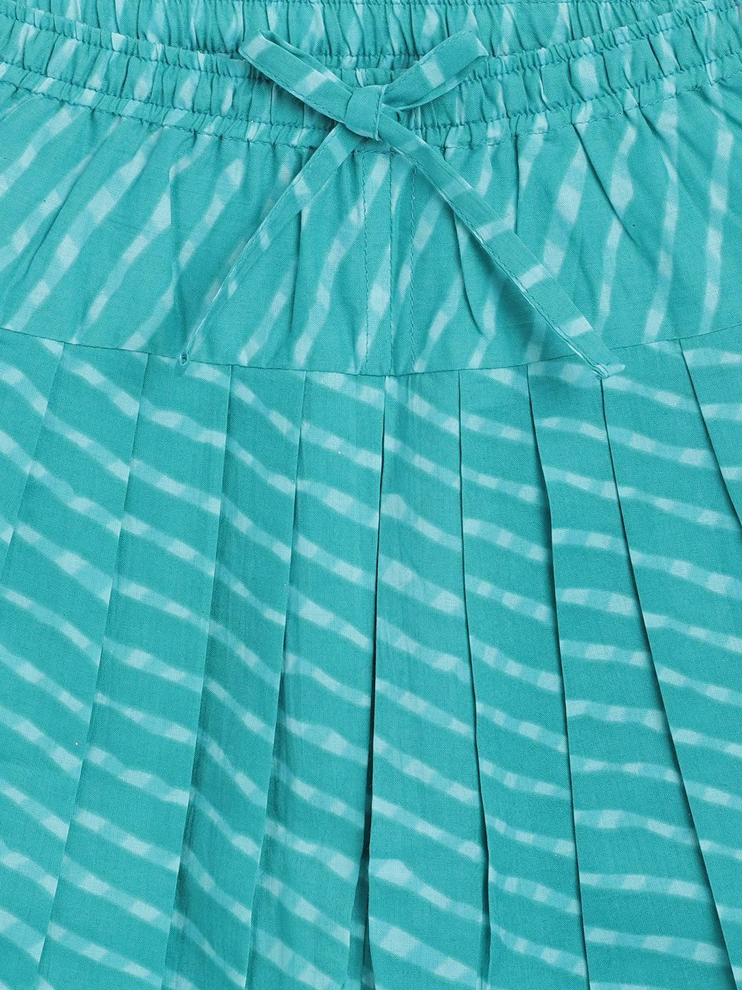 Baby Bandhani Angrakha Set - Blue