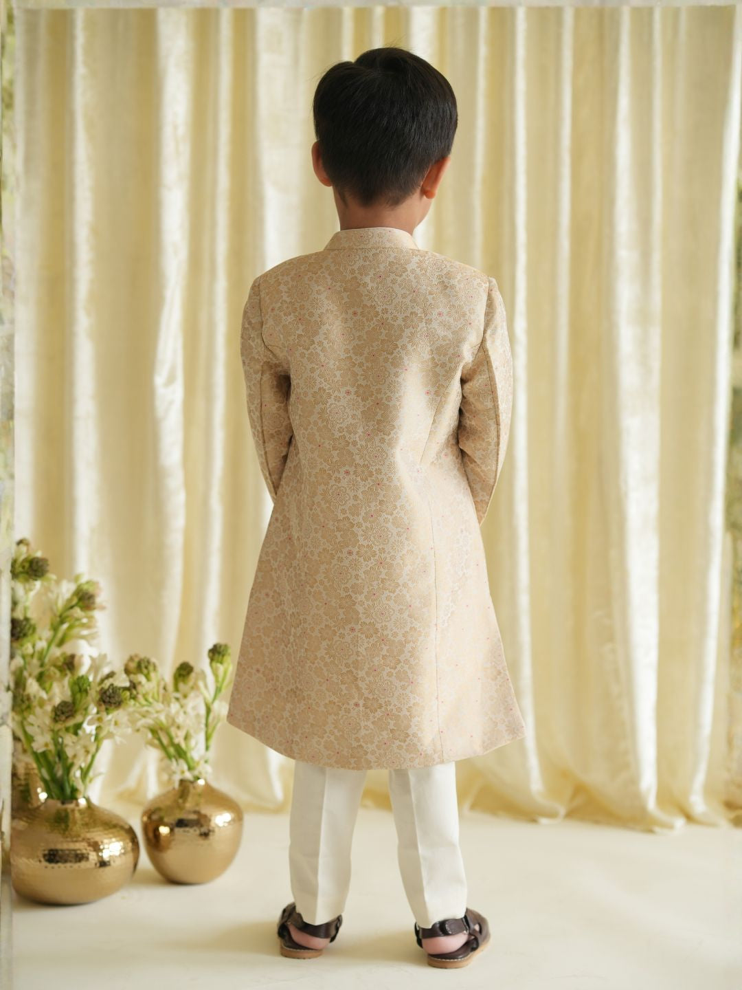 Raja Saheb Sherwani - Cream