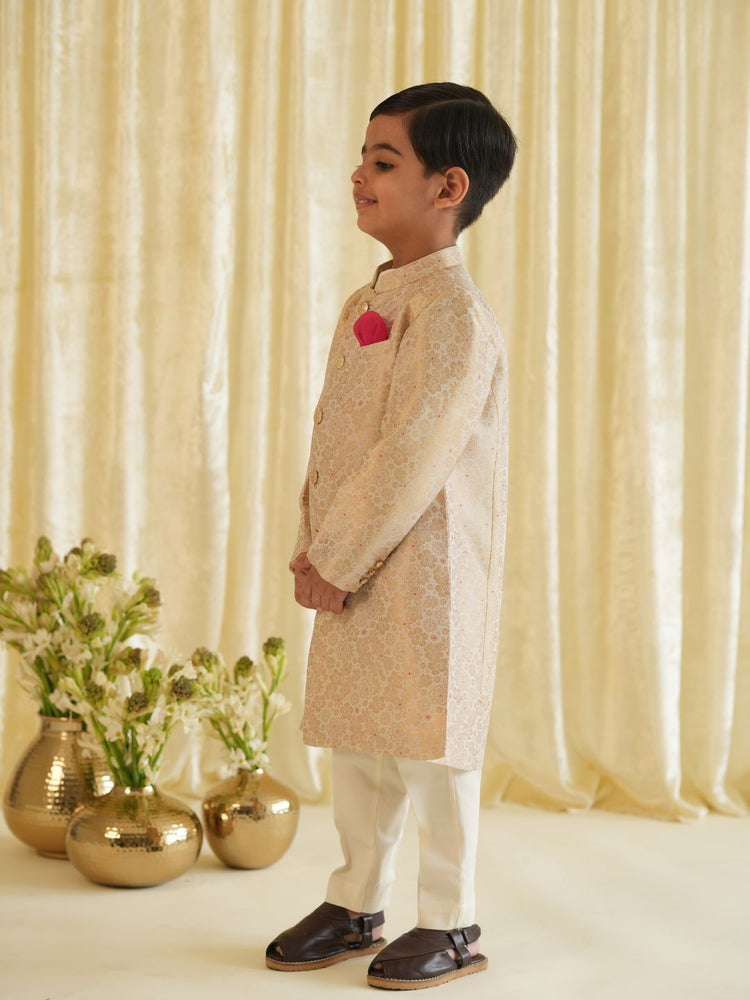 Raja Saheb Sherwani - Cream