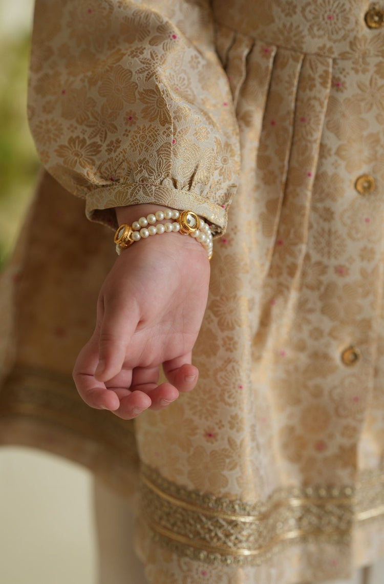 Pearl Kundan Bracelet