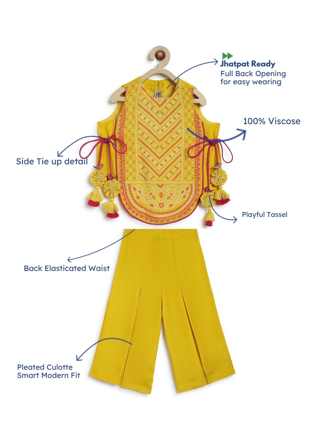Rang Leher Set-Yellow