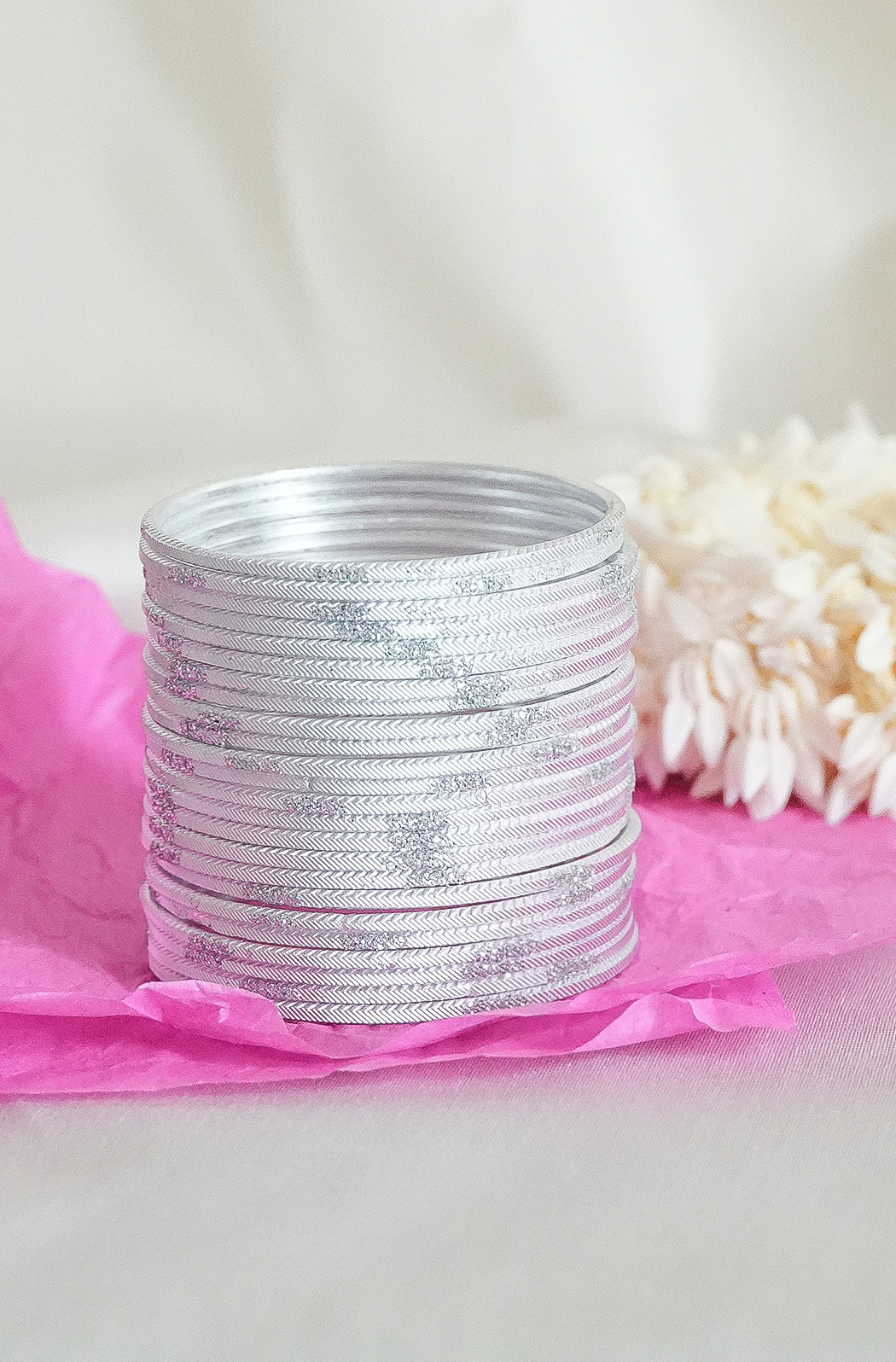 Moonlit Shimmer Bangles