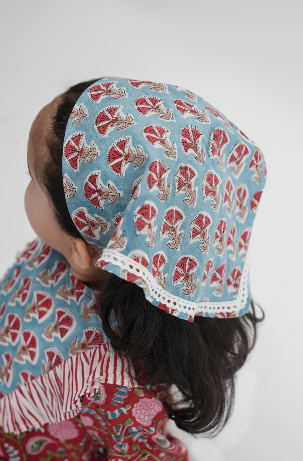 Mini Meadow Bandana- Blue