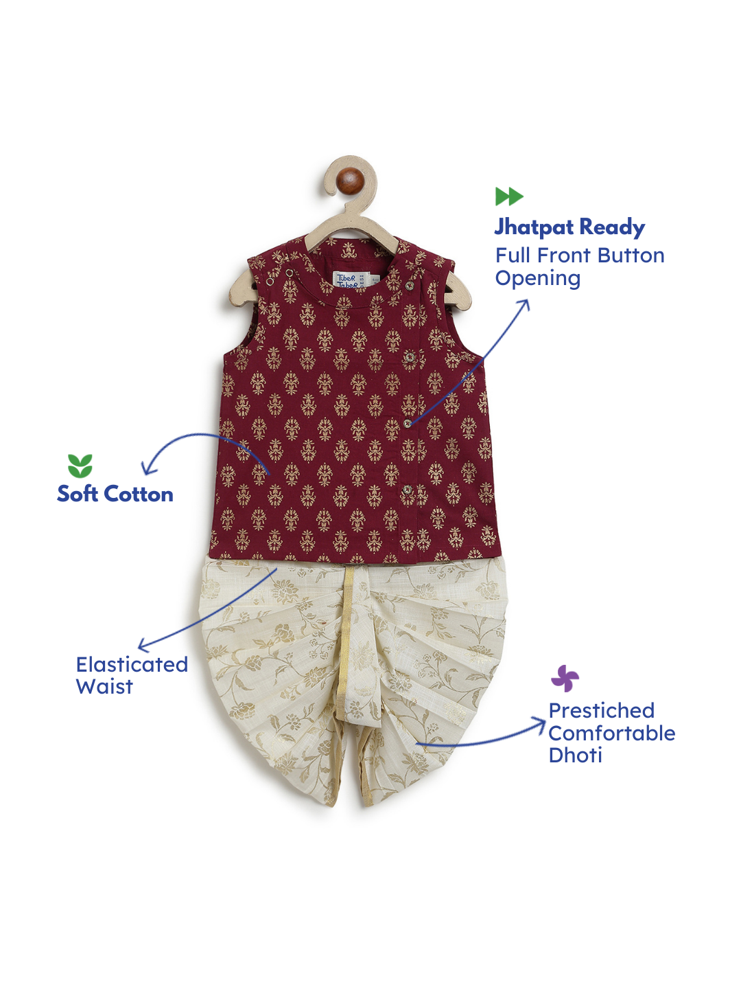 Rajwada Classic Dhoti Set