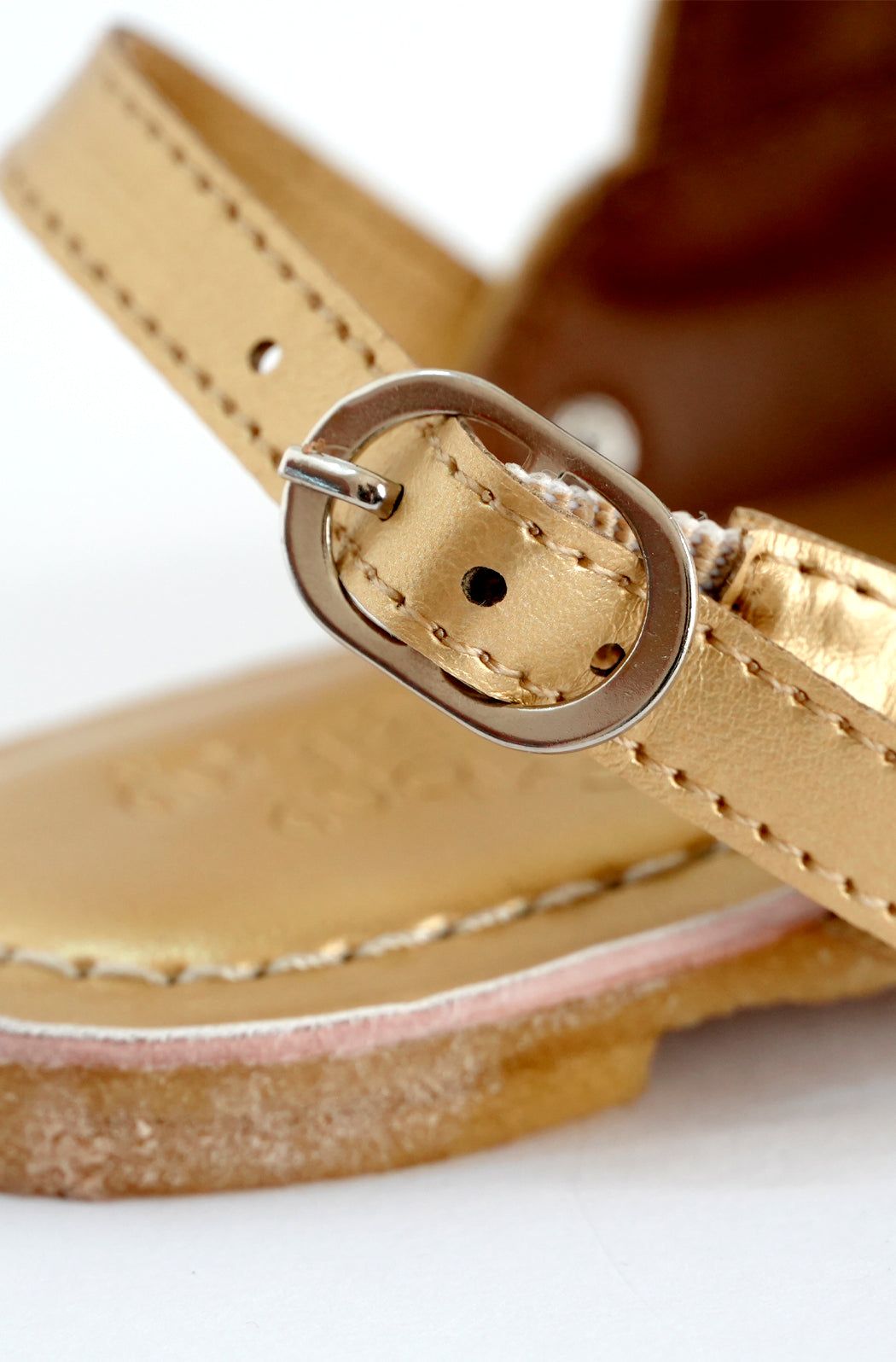 Twirly Toes Kolhapuri Sandals - Golden