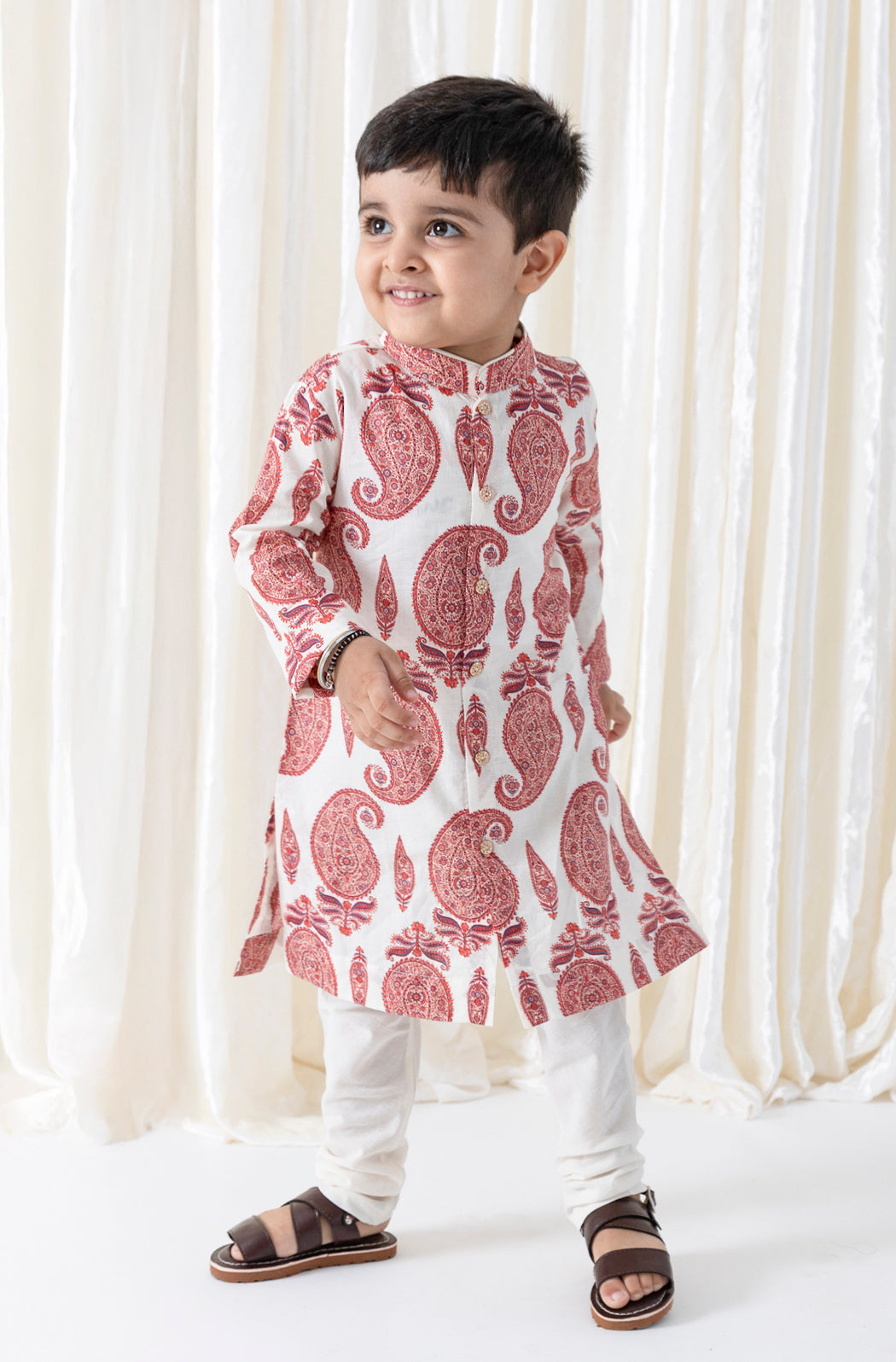 Kashmir Paisley Kurta Set