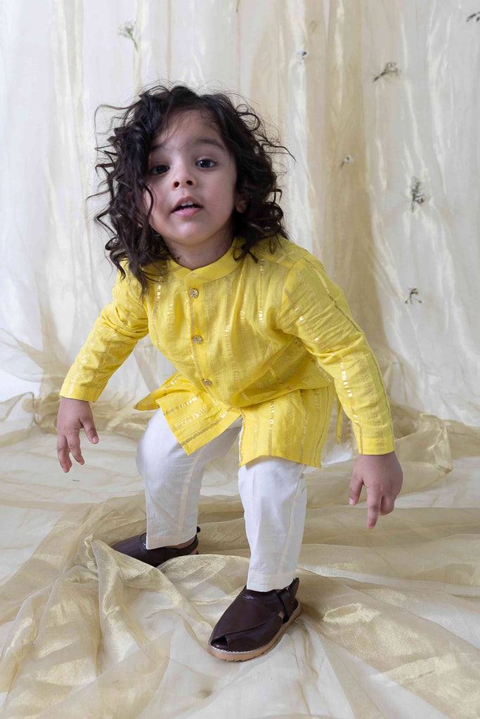 Buy Mast Malang Kurta Set - Yellow