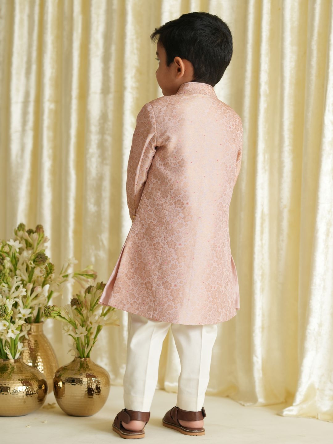 Raja Saheb Sherwani - Pink