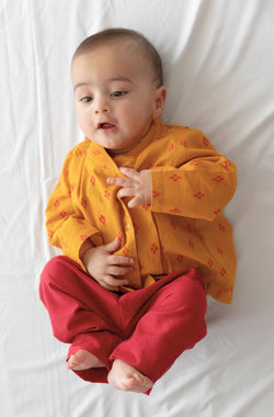 Sunny Kolam Flexi Kimono Set