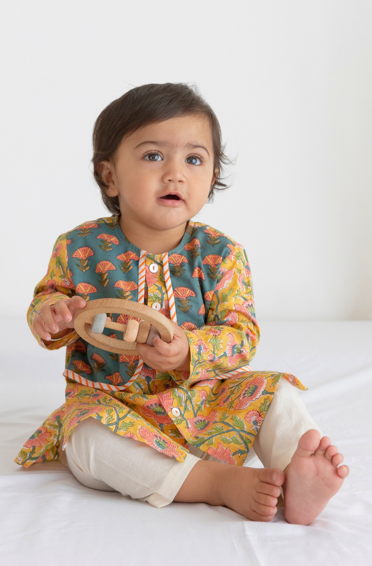 Poppy Fields Kurta Set