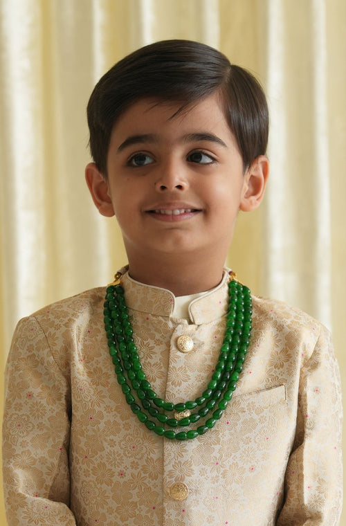 Classic Triple-Strand Haar - Green