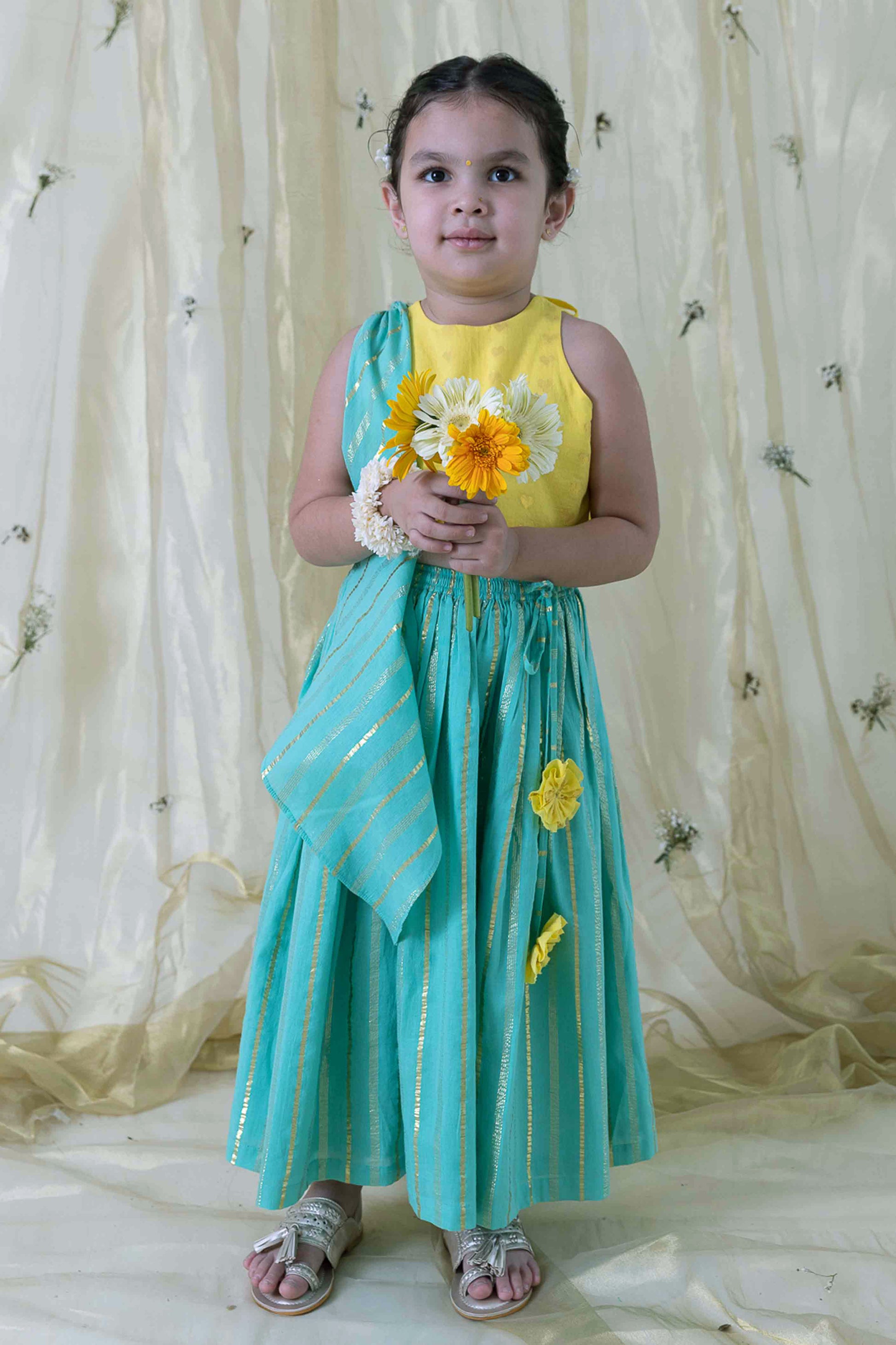 Buy Little Miss Sunshine Lehenga Set - Yellow