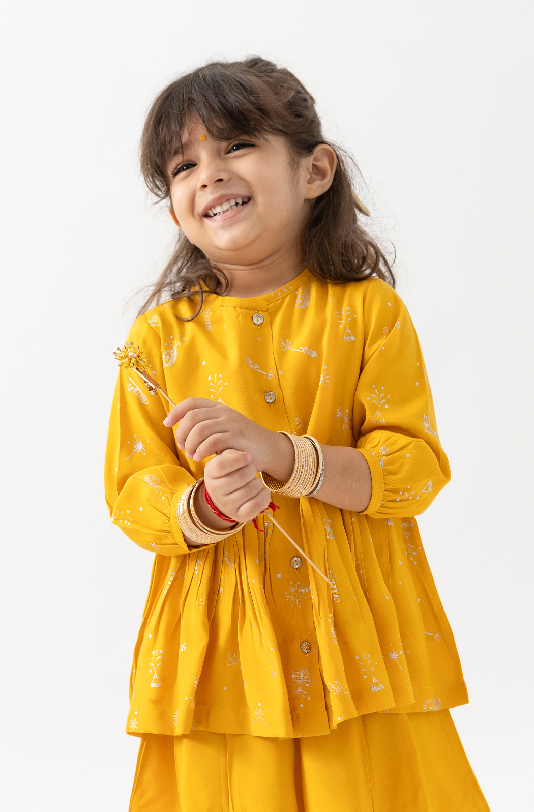 Pataka Girl Top Set - Yellow
