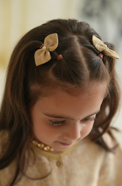 Roohani Bow Clip - Cream