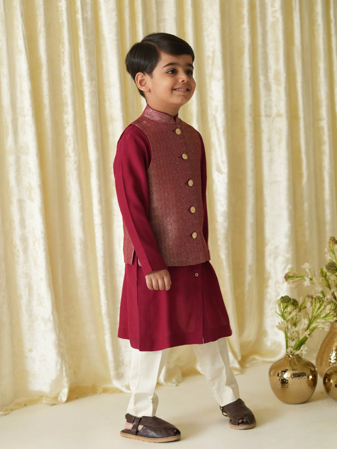 Riyaz 3 Pcs Bundi Jacket Set
