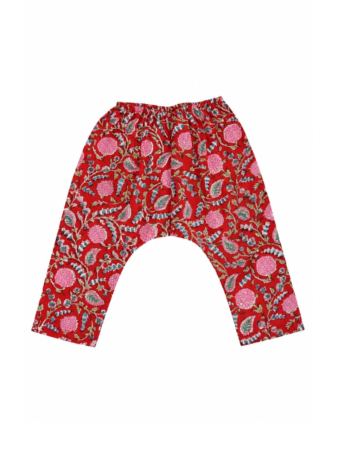 Flowers in bloom Flexi Kimono Set - Red