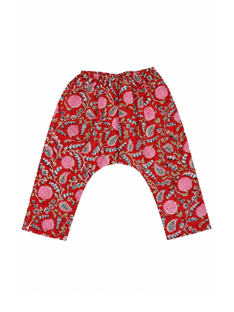 Flowers in bloom Flexi Kimono Set - Red