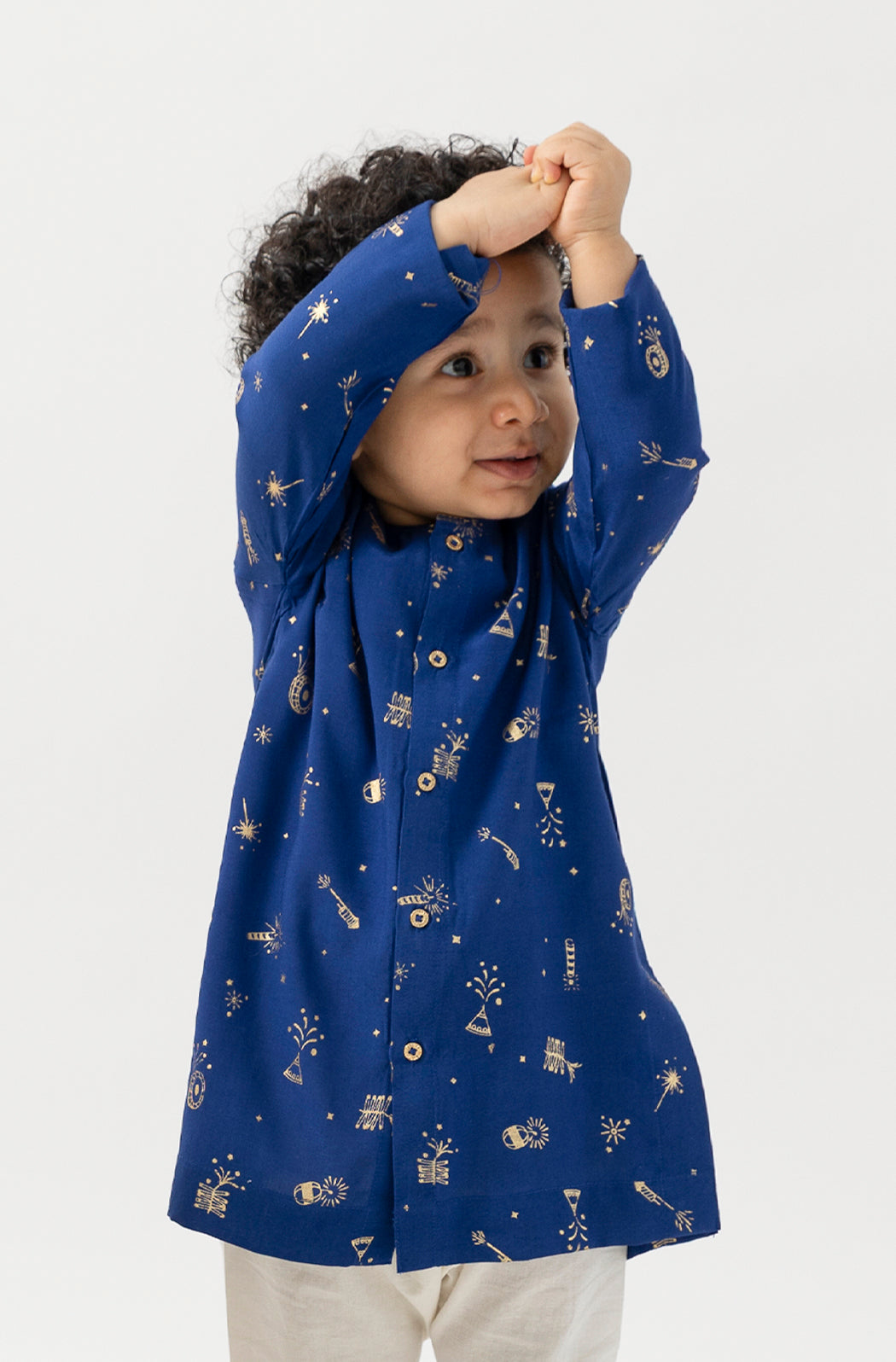 Pataka Kurta Set Baby Boy - Blue