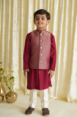 Riyaz 3 Pcs Bundi Jacket Set