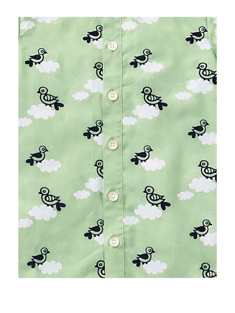 Bird Printed Shirt