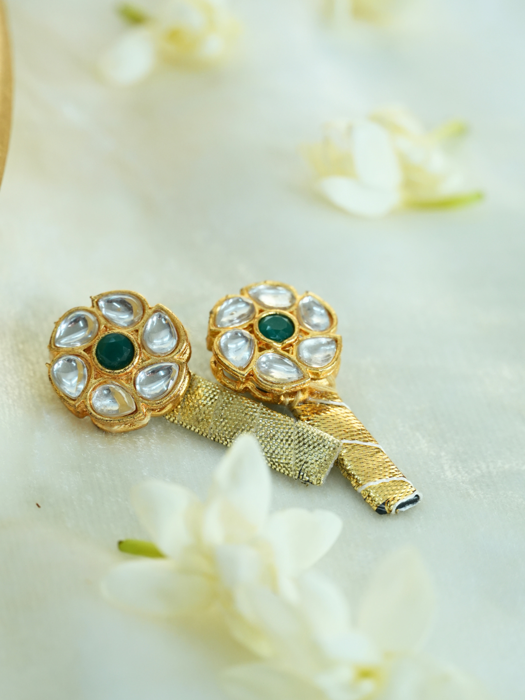 Kundan Pushp Hair Pins