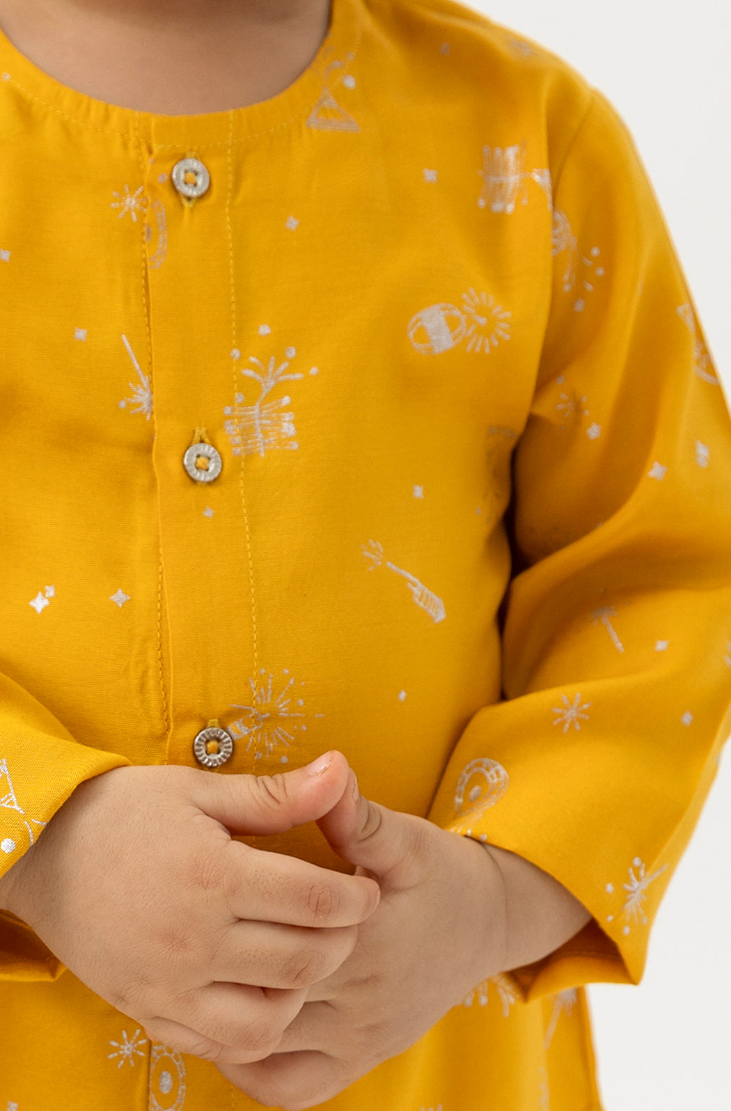 Pataka Kurta Set Baby Boys - Yellow