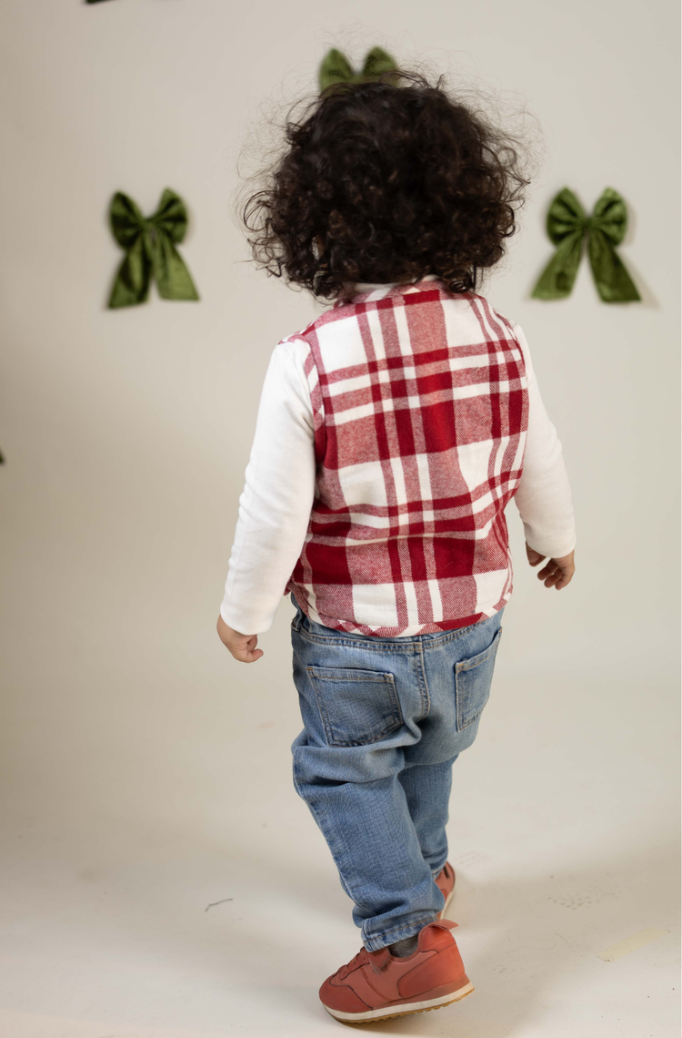 The Cool Flannel Checks Jacket - Red