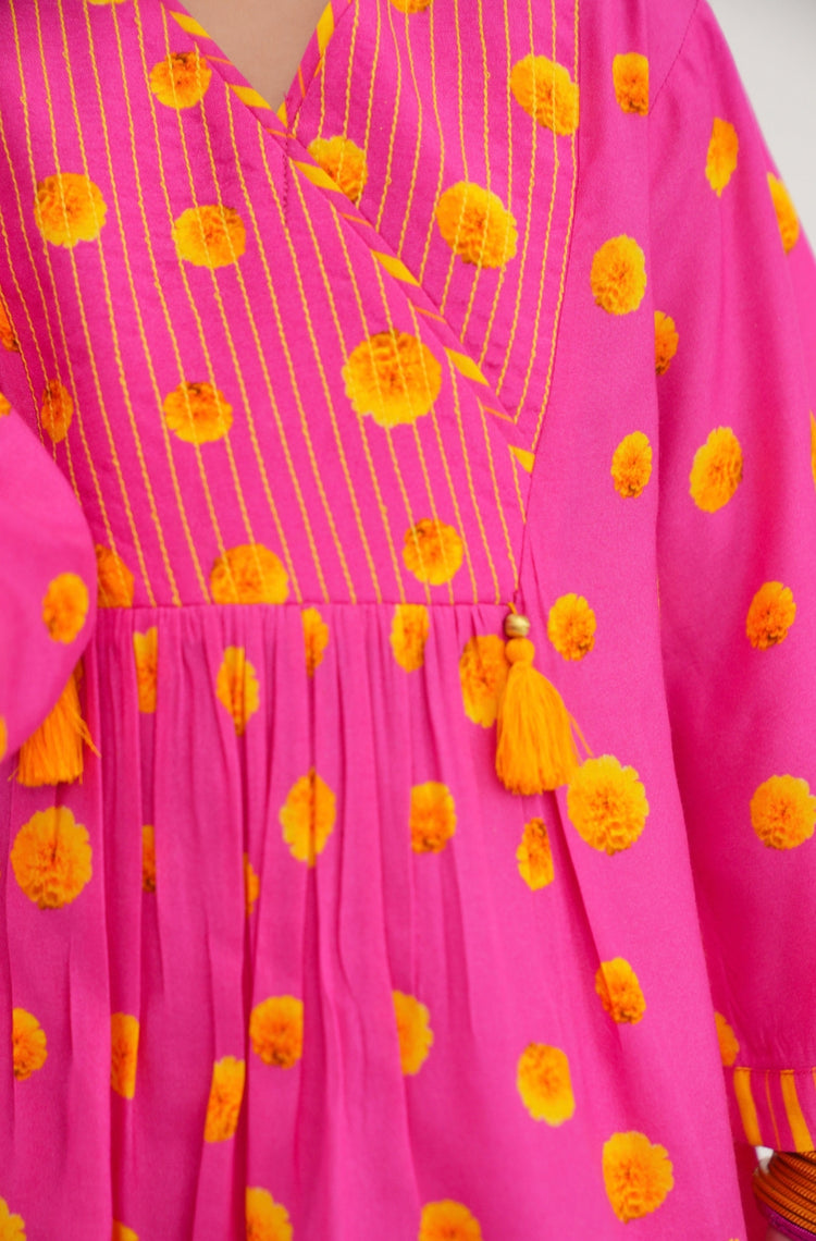 Genda Phool Printed Kurta Salwar Set