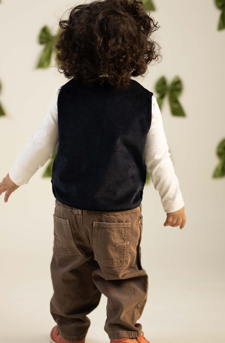 Preppy Jacket- Navy Blue