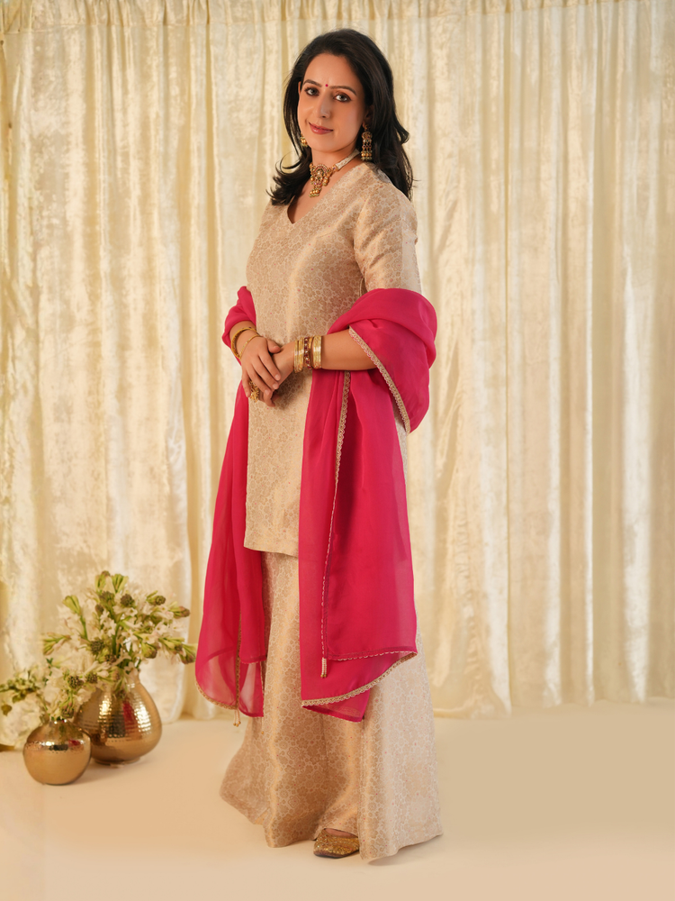 Maharaani Brocade Womens Suit Set