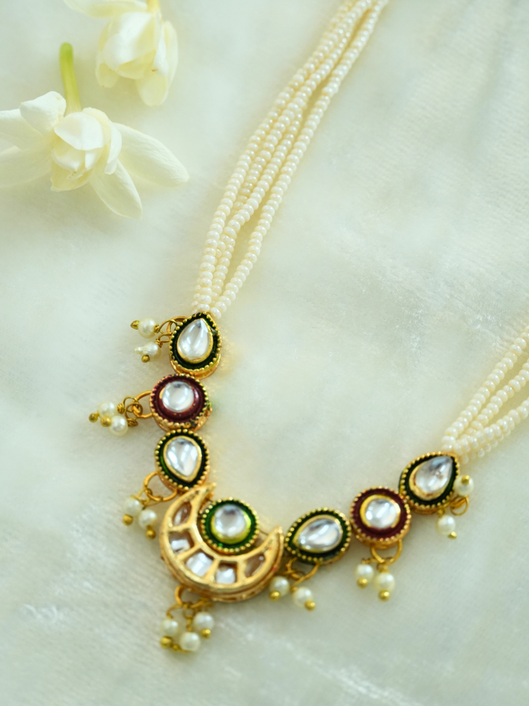Chaand Kundan Necklace