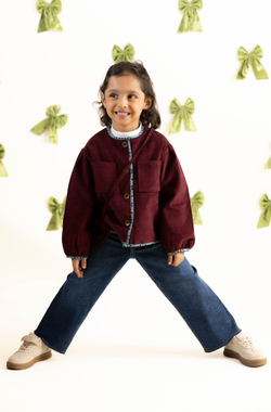 Phoebe Jacket - Maroon