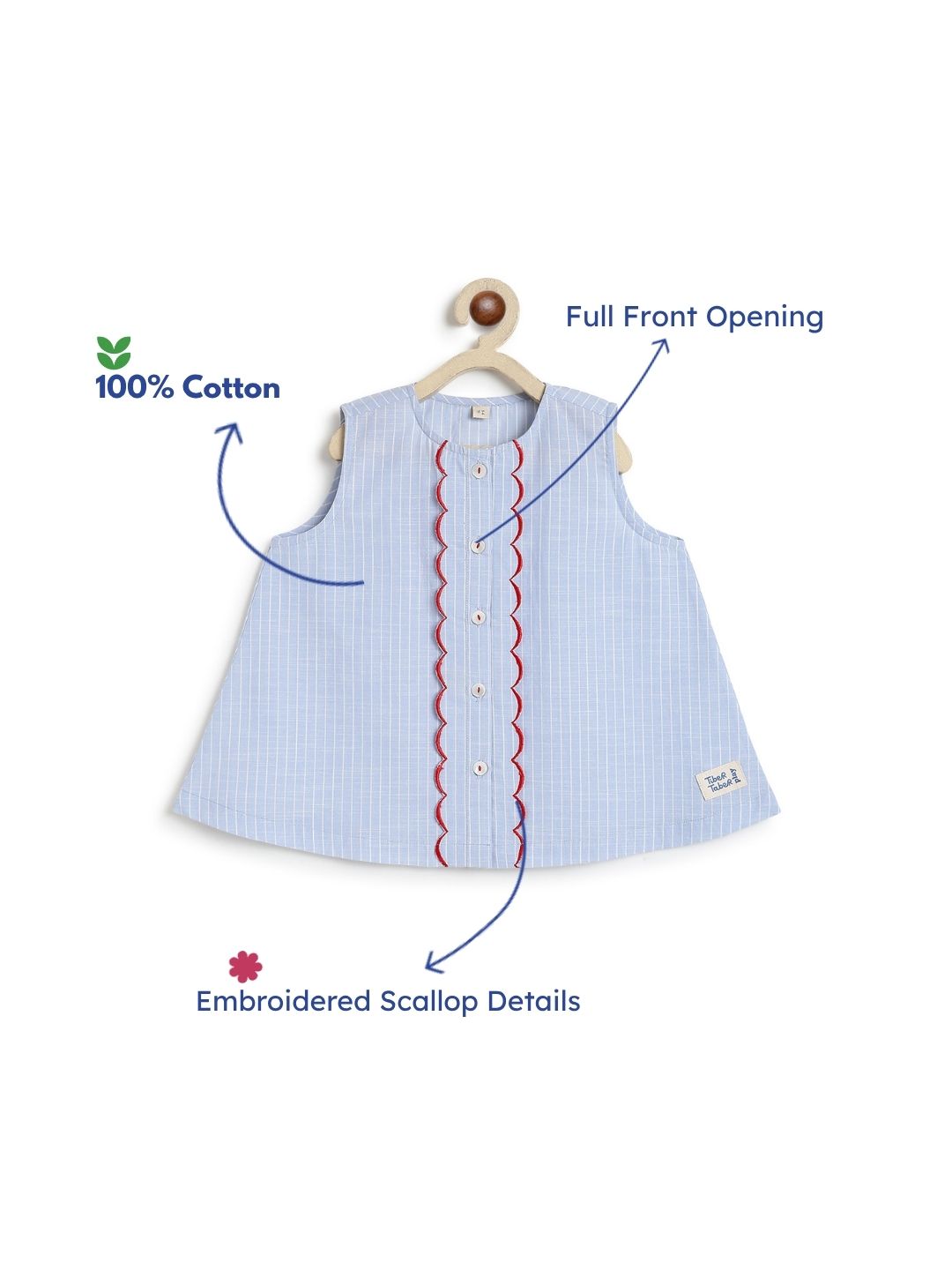 Little Miss Stripe Top