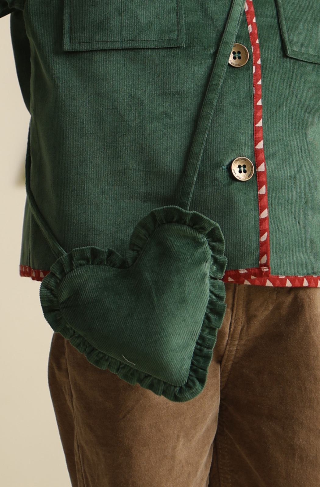 Phoebe Heart Bag - Green