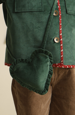Phoebe Heart Bag - Green