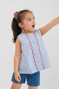 Little Miss Stripe Top