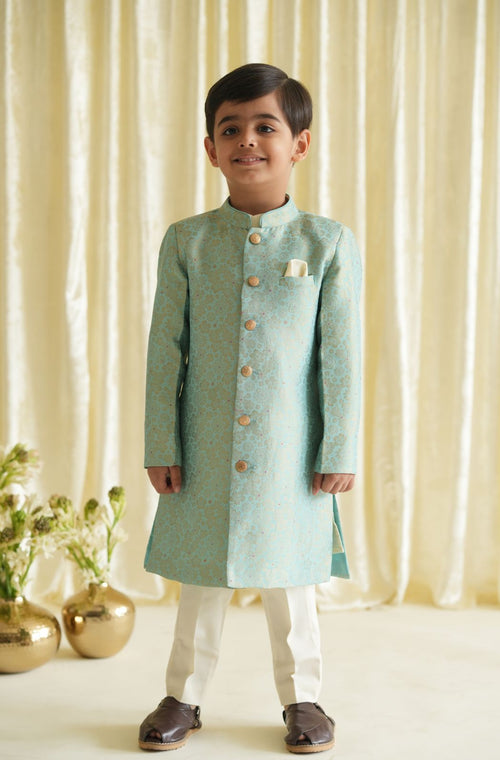 Raja Saheb Sherwani - Blue