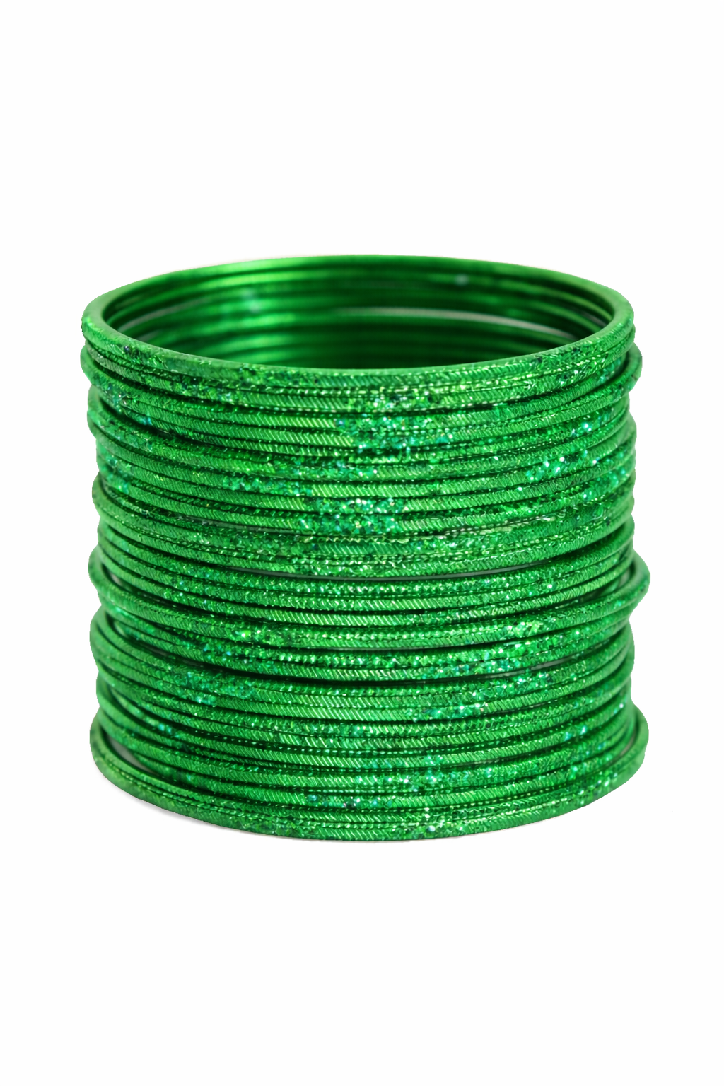 Emerald Sparkle Bangles